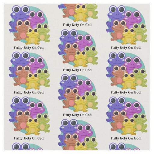 Custom Frog Fabric