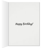 Custom Front 20th Birthday, Coral, Mint Chevrons Cards (Inside (Right))