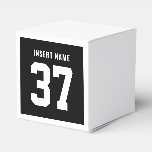 Custom Front  Back Sport Favor Boxes