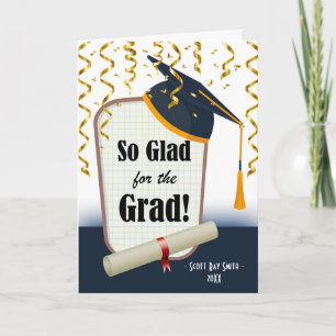 Custom Front Graduation Add a Name Celebration Card
