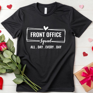 Custom Front Office Squad Secretary Administrative T-Shirt