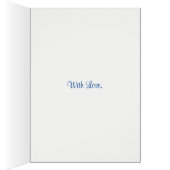 Custom Front Pink Water Lilies for July Birthday (Inside (Right))