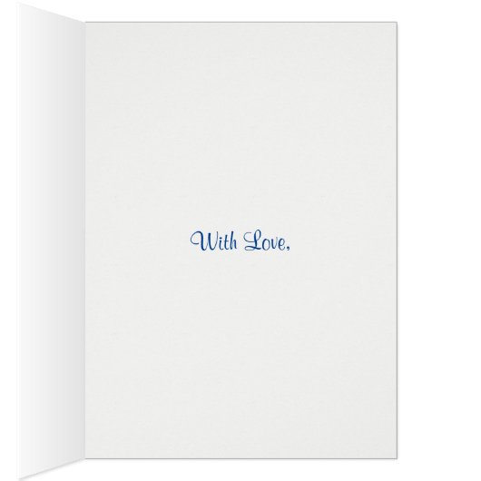 Custom Front Pink Water Lilies for July Birthday (Inside (Right))