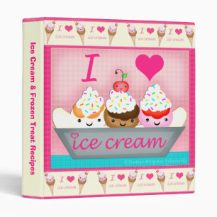 Custom Frozen Desserts Recipe / Photo Binder