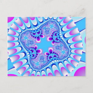 Custom Frozen Flower Postcard