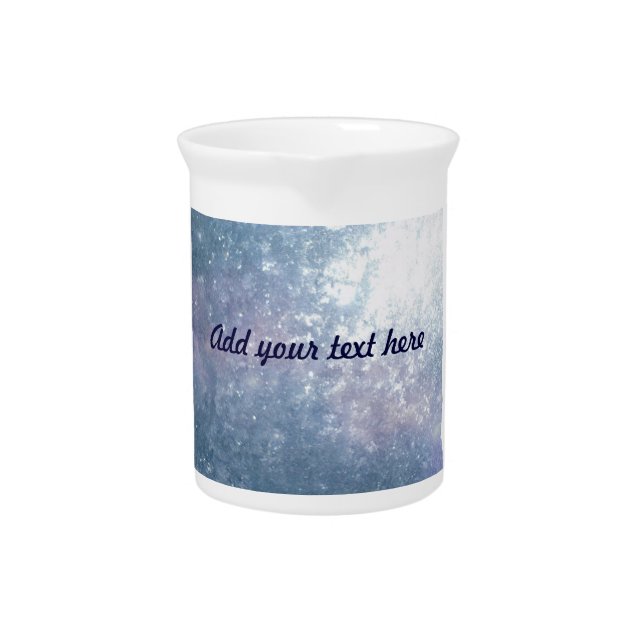Custom Frozen Glass Pitcher (Front)