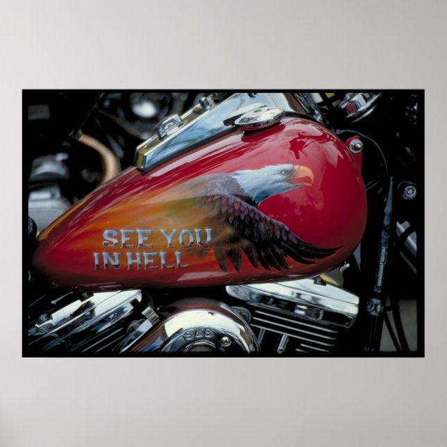Custom fuel tank South Dakota Poster (Front)