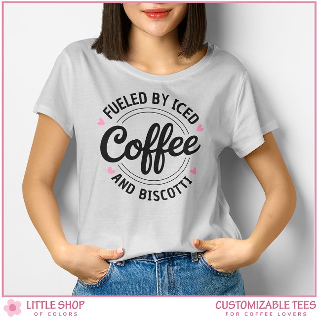 Custom Fueled by Iced Coffee Tri-Blend Shirt (Creator Uploaded)