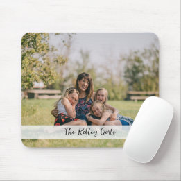 Custom Full Photo Horizontal Personalization Mouse Pad