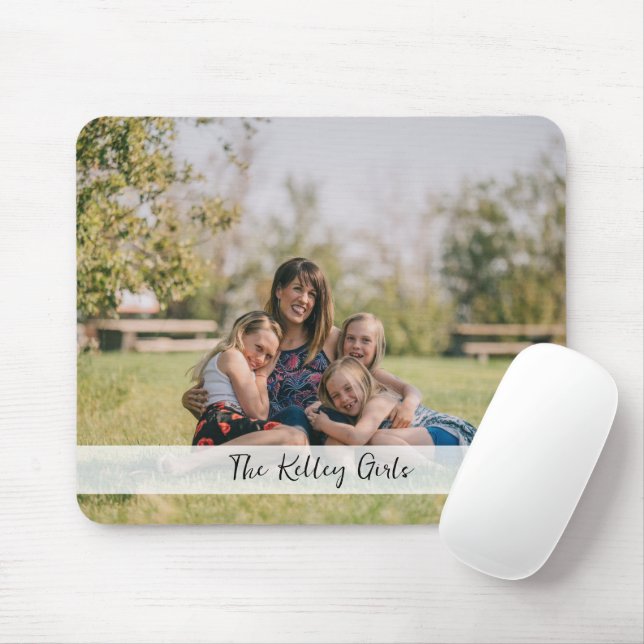 Custom Full Photo Horizontal Personalization Mouse Pad (With Mouse)
