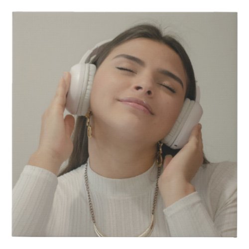 Custom Full Photo Modern   Faux Canvas Print