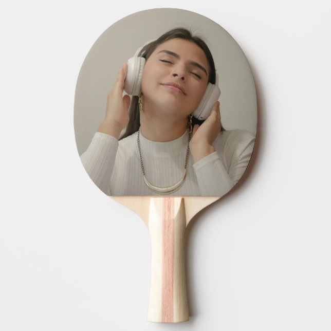 Custom Full Photo Modern  Ping Pong Paddle (Front)
