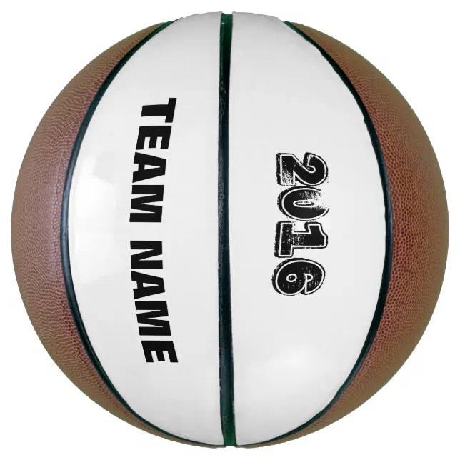 Custom Fullsize Basketball Template Zazzle