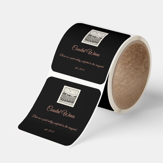Custom Fully Editable Square Sticker (Roll)