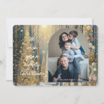 Custom Fun Colorful Abstract Winter Wonderland Art