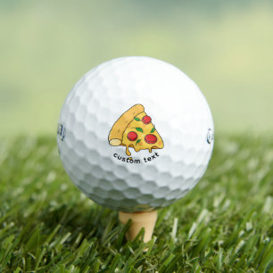 Custom Fun Food Icon Golf Ball Gift Set