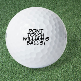 Custom Fun Message and Name Golf Balls