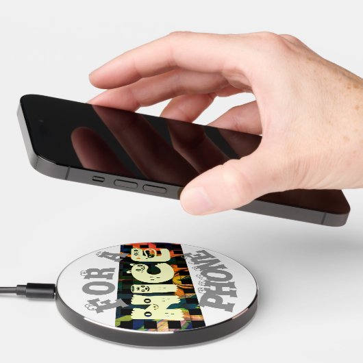 Custom Fun Text Wireless Charger (Hand)