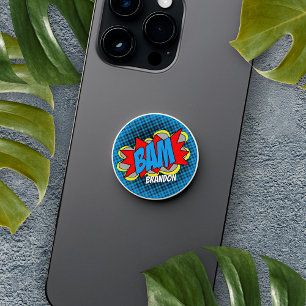 Custom Fun Vintage Comic Book Pop Art Style BAM PopSocket