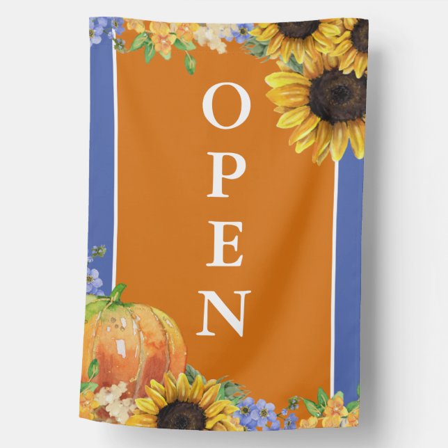 Custom Fundraising Fall Festival Open House Flag (Front)