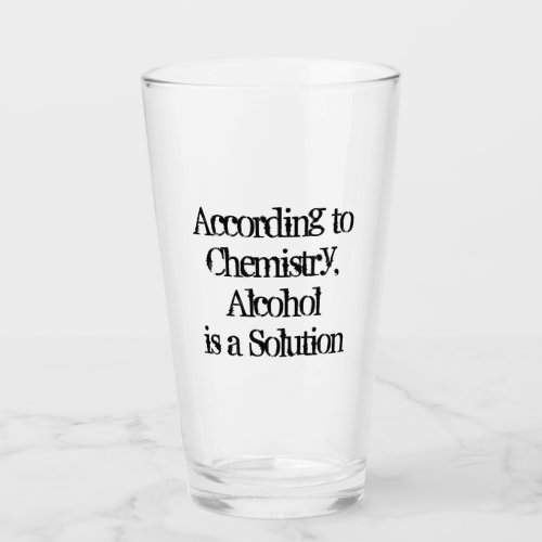 CUSTOM Funny Alcohol Statement Glass