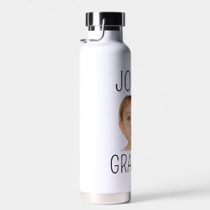 Custom Funny Baby Photo Grandpa Mug   Personalized Water Bottle