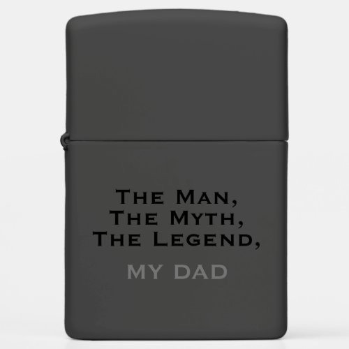 Custom Funny Daddy Birthday Gift Zippo Lighter