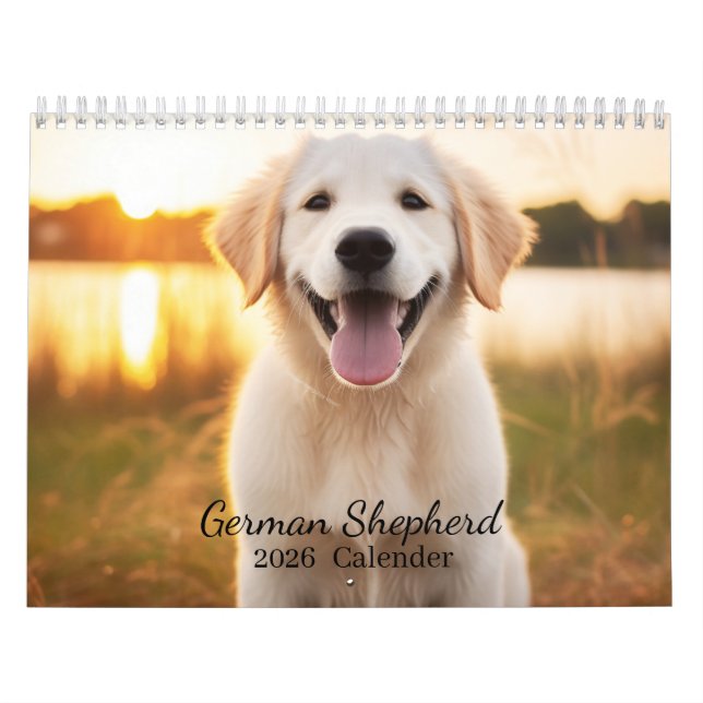 Custom funny Dog Photo Calendar (Cover)