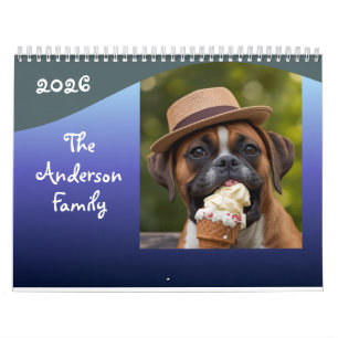 Custom Funny Dog Photo Calendar Personalize