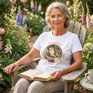 Custom Funny Elegant Retirement Gifts for Her Mom T-Shirt