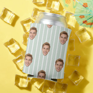 Custom Funny Face Birthday Favors Bachelor Party Can Cooler