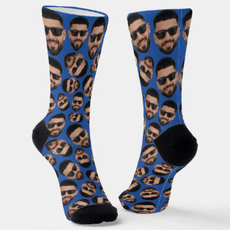 Custom Funny Face Photo All Over Socks