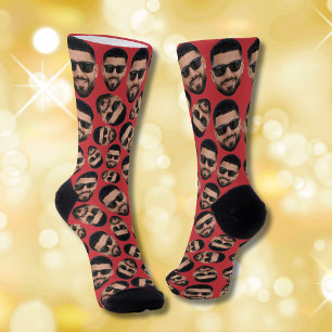 Custom Funny Face Photo All Over Socks
