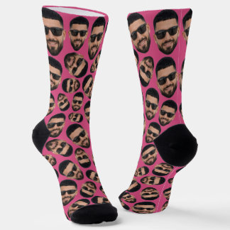 Custom Funny Face Photo All Over Socks