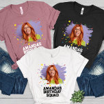 Custom Funny Face Picture Birthday Party Matching Tri-Blend Shirt<br><div class="desc">Get ready to bring the laughs to your next celebration with our Custom Funny Face Picture Birthday Party Matching Tri-Blend Shirt. This shirt takes personalization to the next level by featuring a custom photo of your choice, turning it into a hilarious and memorable birthday shirt. Whether you’re looking to spotlight...</div>