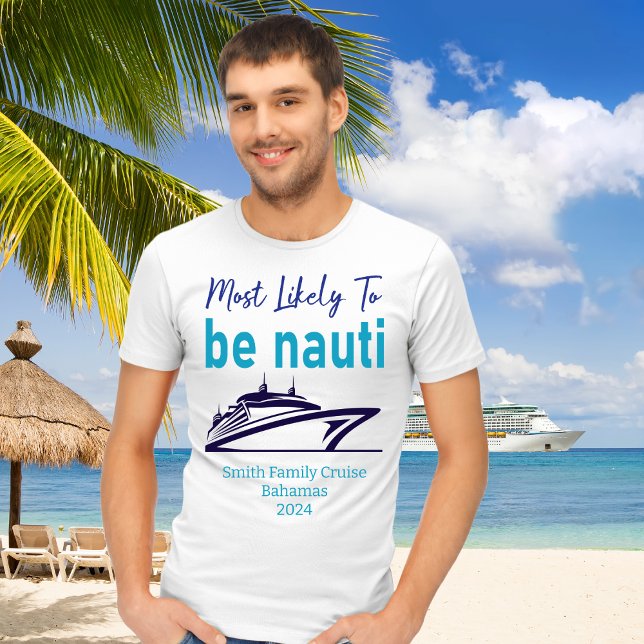 Custom Funny Family Cruise T-Shirt (Funny Cruise Ship - Perfect for reunions or just for fun!)