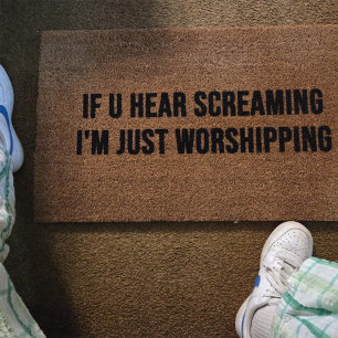 Custom Funny Fiber Doormat