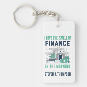 Custom Funny Finance Magnet Keychain