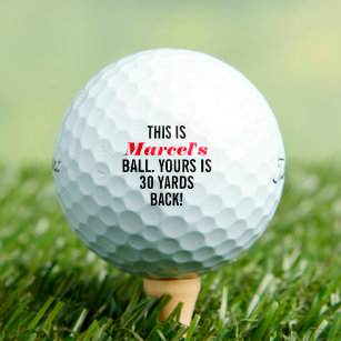 Golfoholics Ball, Funny Custom Golf Ball