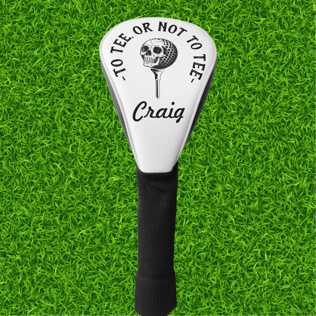 Custom Funny Golfer Quote Simple Golf Head Cover