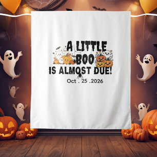 Custom funny halloween baby shower tapestry