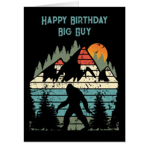 Custom Funny Happy Birthday Mens Card