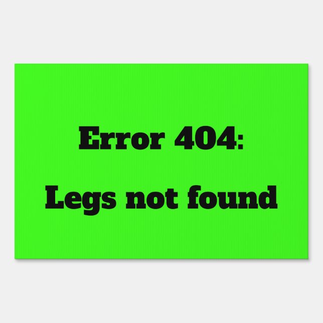 Custom Funny Marathon Cheer Sign (Front)