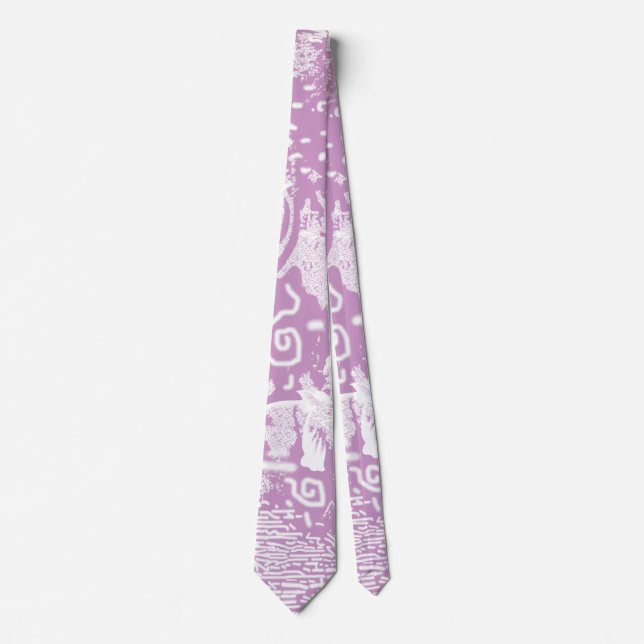 Custom Funny Personalized Gift Bags Neck Tie (Front)
