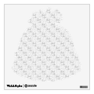 Custom Funny Personalized Gift Bags Wall Decal