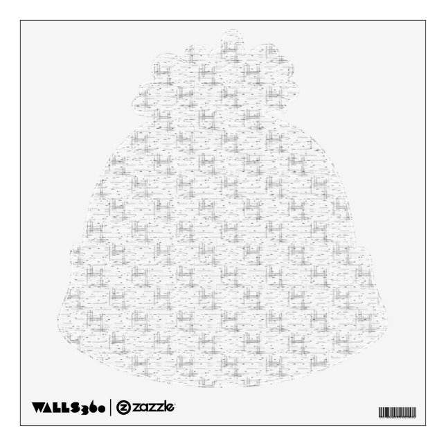 Custom Funny Personalized Gift Bags Wall Decal (Front)