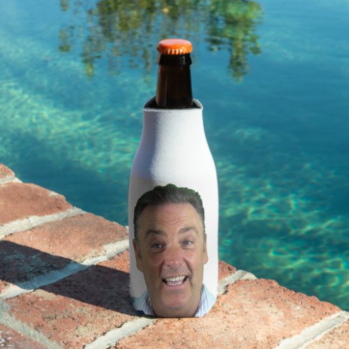 Custom Funny Photo Beer Bottle Cooler Sleeve