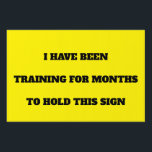 Custom Funny Running Sports Marathon Yard Sign<br><div class="desc">Celebrate and motivate marathon runners with the Custom Funny Running Sports Marathon Yard Sign! Designed for maximum visibility with bold yellow and black colors, this personalized sign lets you add your own witty or encouraging message to cheer on athletes as they race by. Perfect for bringing smiles and support to...</div>