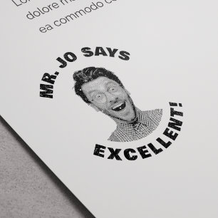 Custom Funny Teacher Photo  Excellent Self-inking Stamp