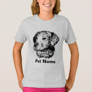 custom furry dog girls t-shirt